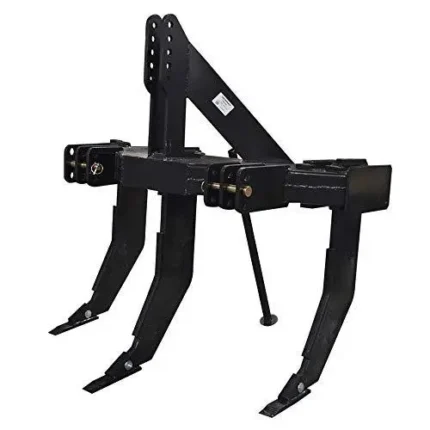 3-Shank Subsoiler Ripper – Tractor-Mounted, Fits 1- & 2-Point Quick Hitches