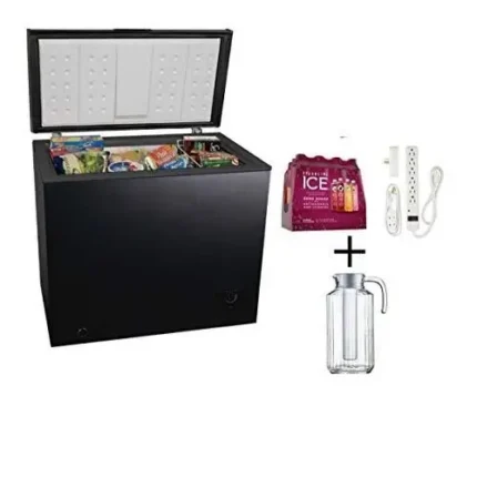 7-Cubic-Foot Black Chest Freezer