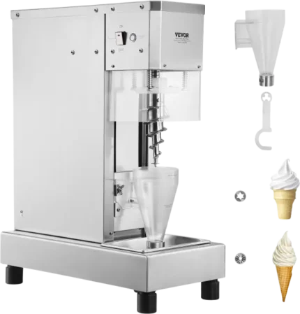 750W High-Speed Ice Cream Blender — 1740 RPM, 304 Stainless Steel Jar