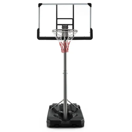 Adjustable Portable Basketball Hoop – 64–79″ Height, Wheeled Fillable Base, Poolside or Outdoor Use